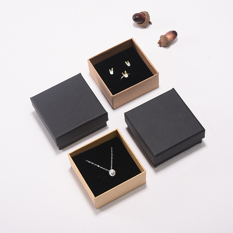 Custom Print Black Paper Packaging Box