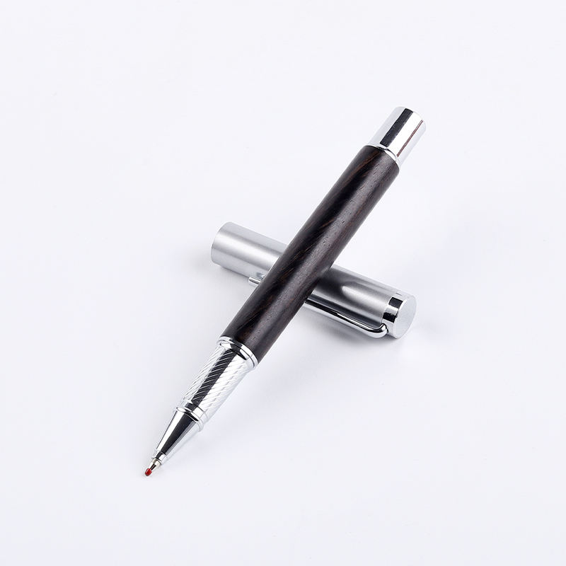 Promotional Eco Friendly luxury Natural Solid Wood Roller Pen heavy Rosewood Pen