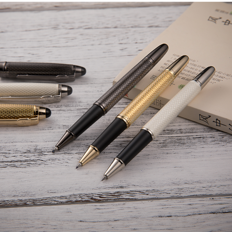 Luxury brand metal logo good quality of metal pen gold metal pen gel pen