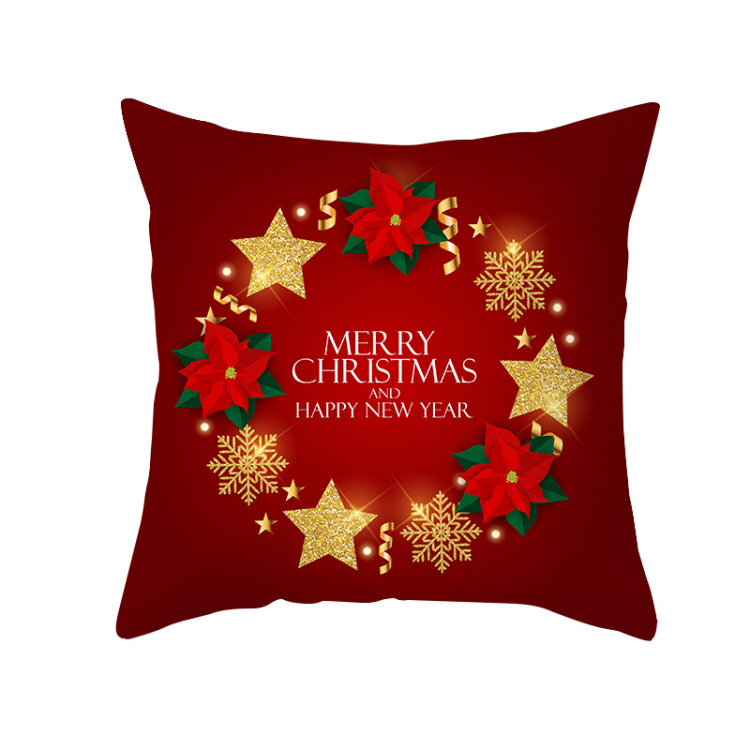 Christmas Promotional Gift Home Decoration Pillow Cover Pillowcases