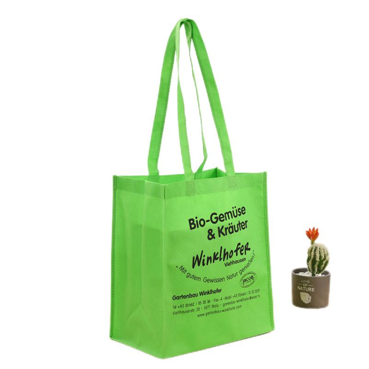 Cheap Custom Printing Logo Events Giveaways Non Woven Grocery Shopping Bag