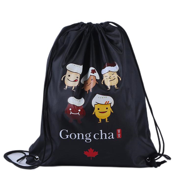 Custom Logo Printing Sports Event Promotional Gift Draw String Bags