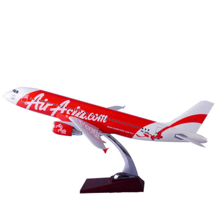 Airasia Promotional Gift Airplane Diecast Model Resin Plane Model Alloy Aircraft Model