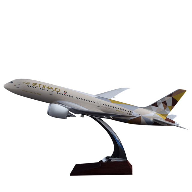 Etihad Air Promotional Gift Air plane Model Resin Plane Model Alloy Aircraft Model