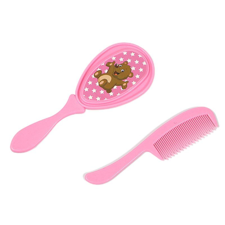 Wholesale Baby Comb and Brush Sets With Nylon Bristles Baby Comb Set