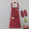 Custom Chef Waiter Apron Cooking Apron Oversleeves Set