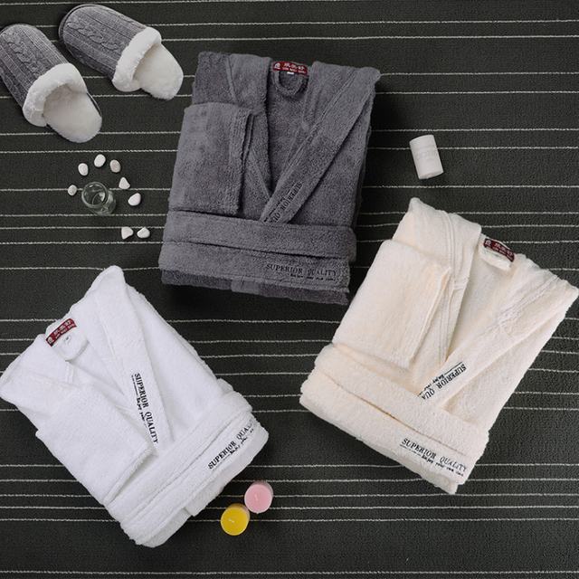 Custom Logo Hotel&Spa Towel Bath Robe Slipper Set