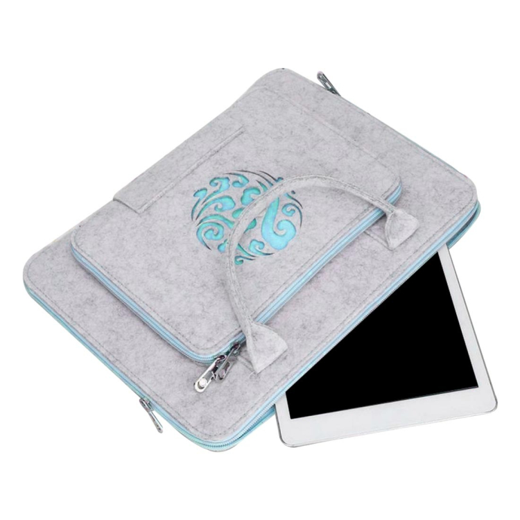 Custom logo travel computer bags 14 inch laptop Felt Computer Bag