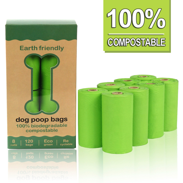 Biodegradable Compostable Disposable Eco Friendly Trash Garbage Pet Dog Waste Poop Bag For Pets