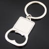 Epoxy Sublimation Key Chain Customized Logo Zinc Alloy Metal Wine Beer Bottle Opener Keychain for Kitchen and Parties