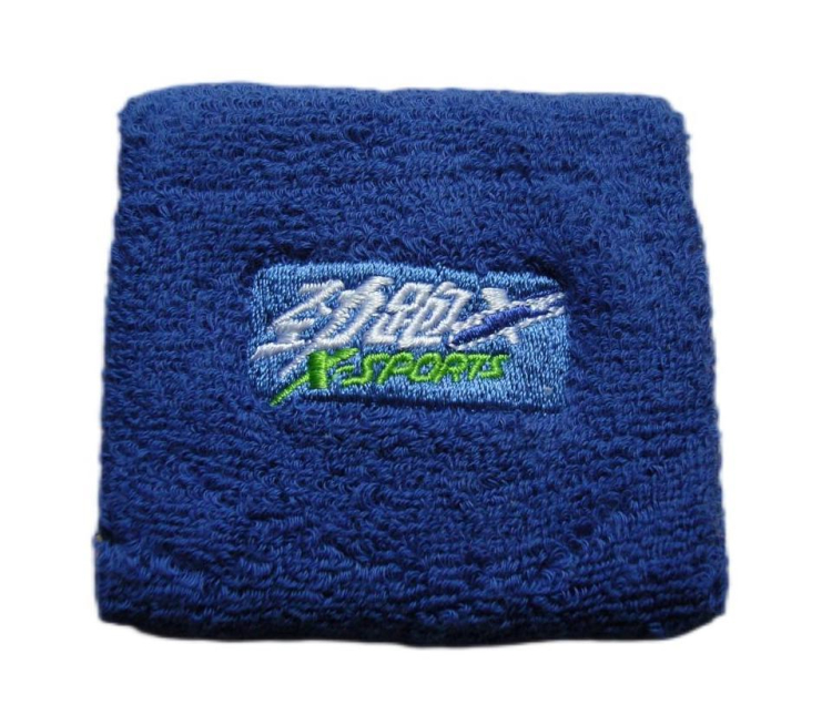 Embroidery Logo Promotion Gift Breathable Sports Sweatband Towel Wristband Elastic Towel 