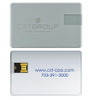 Executive Business Gift Metal Credit Card Shape USB Flash Drive USB3.0 Pendrive Flash Memory