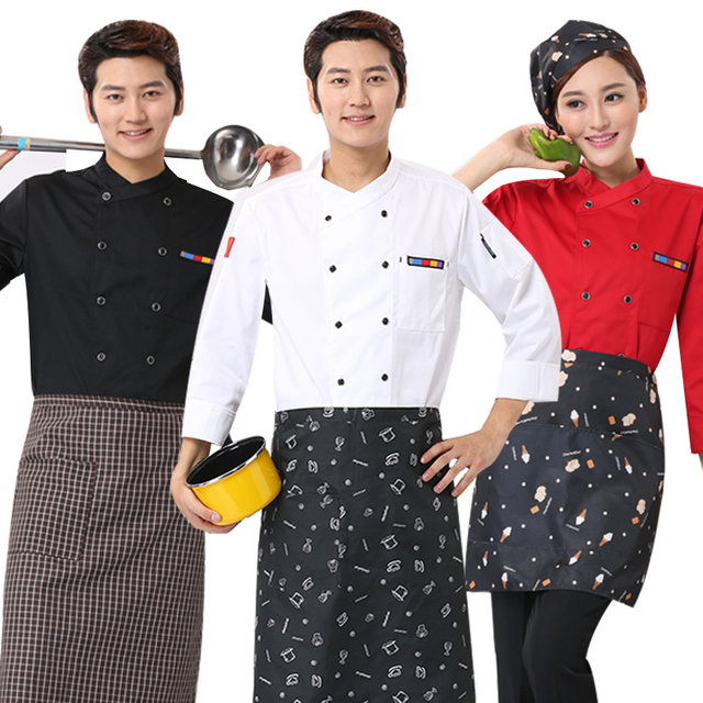 Custom Cooking Clothes Professional Coat Kitchen Workwear Suit Restaurant Work Shirt