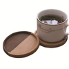 Custom Naturel Wooden Coaster Set Tea Cup plate