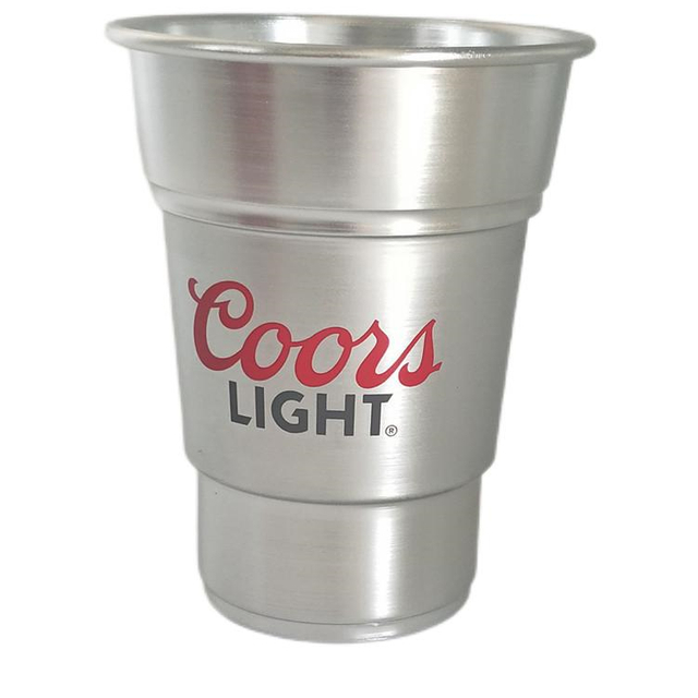 Cheap Custom Reusable Disposable Aluminum Cup Outdoor Camping Party Mug Cold Drink Beer Coke Cups