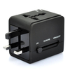High End 2USB EU US Worldwide Global Trave Adapter