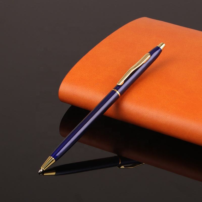 Cheap metal ballpoint pen classical advertising pen for promotion with print logo