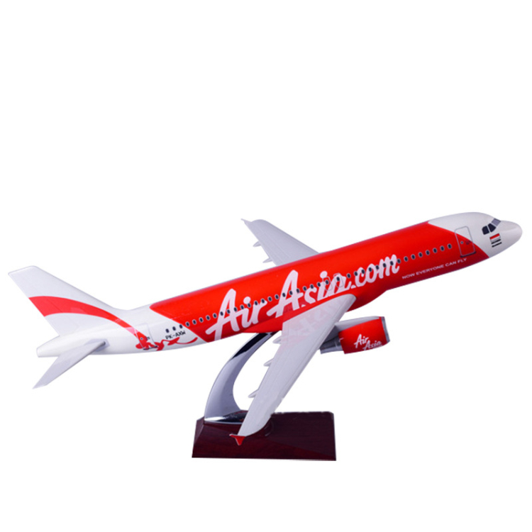 Airasia Promotional Gift Airplane Diecast Model Resin Plane Model Alloy Aircraft Model