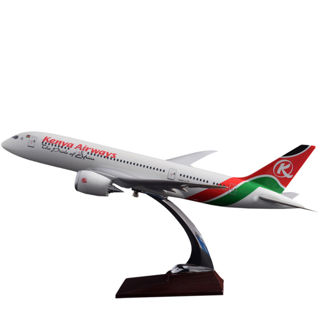 Kenya Airways Promotional Gift Resin Miniature plane Model Alloy Aircraft Model