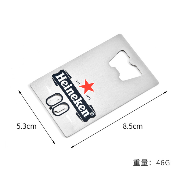 Creative Gift Metal Playing Card Creative Bottle Opener