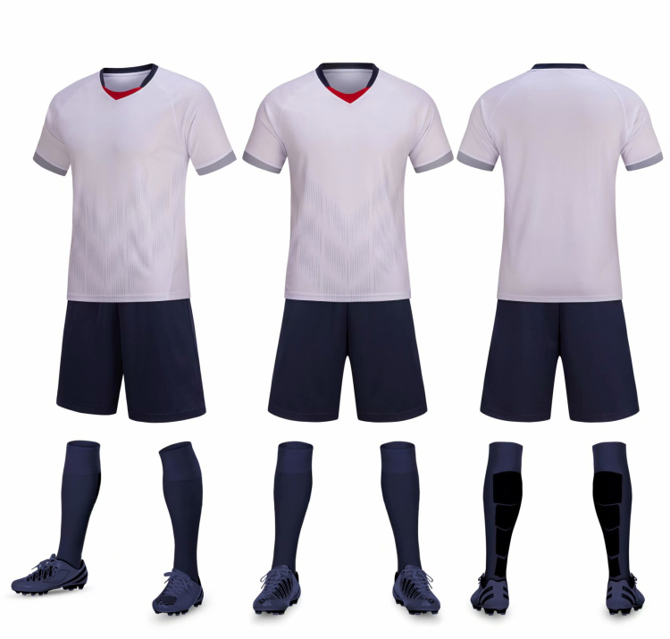 Wholesale Customized Logo Print Football Uniforms Training Game Set Soccer Jerseys