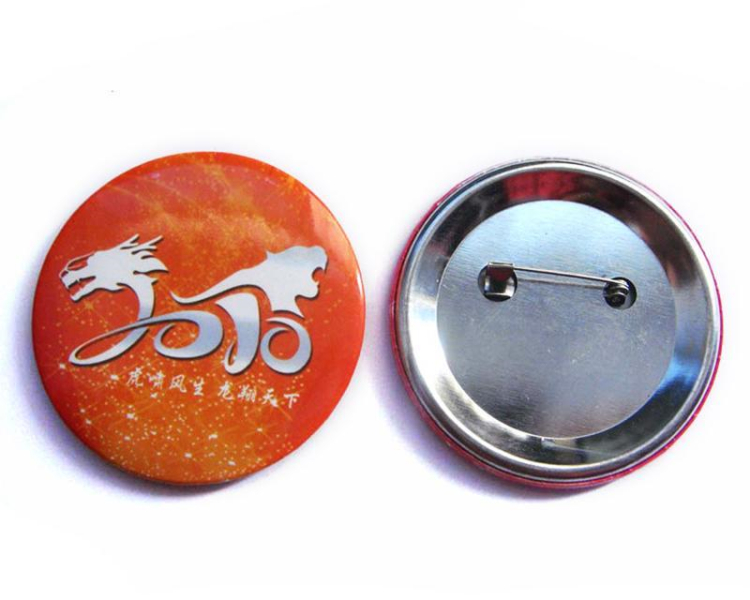 Custom Logo Metal Tin plate Badges