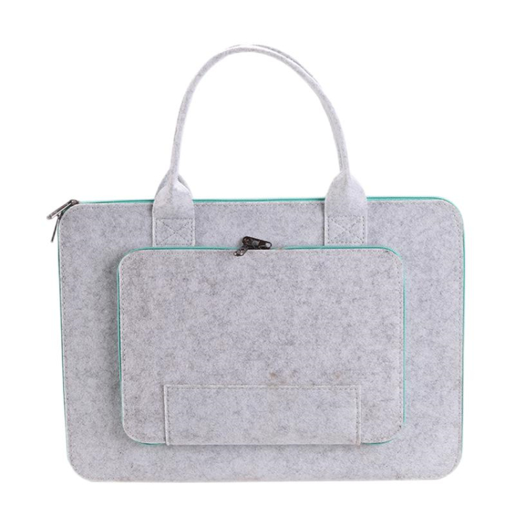 Custom logo travel computer bags 14 inch laptop Felt Computer Bag