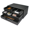 Office Desktop Leather Storage Box File Document Cabinet Drawer Box