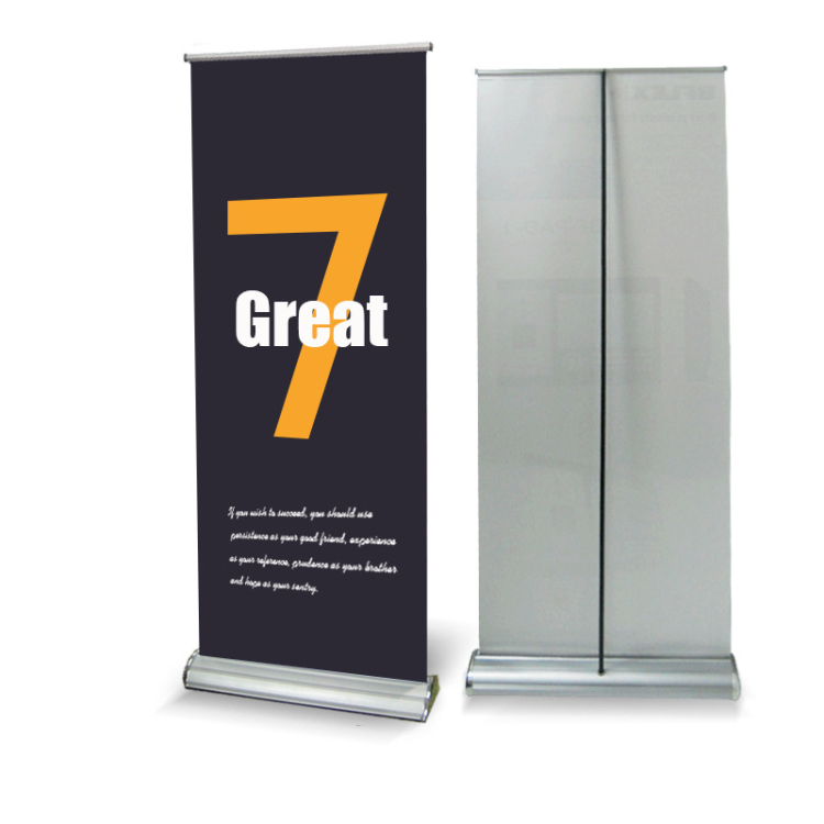Wholesale 80*200cm Deluxe Retractable Banner Roll Up Banner Stand For Promotion Advertising