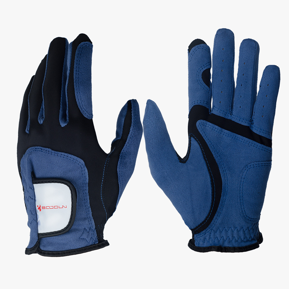 Custom Logo Golf Gloves For Men Sheep Skin Golf Gloves Cabretta Leather Golf Sport Grip Gloves