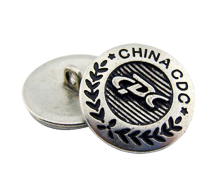 Government Bureau Army Postal Office Corporate Uniform Buttons Shirt Button