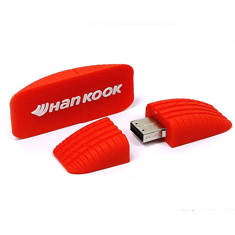 Bridgestone Tyre Promotional Gift Custom Shape USB Flash Drive USB3.0 Pen Drive 