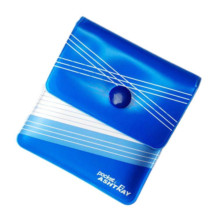 Cheap Pocket Ashtray Bag Plastic Portable Ashtray Ash Bag Fireproof Pvc Odor Custom Logo Smoking Ash Pouch