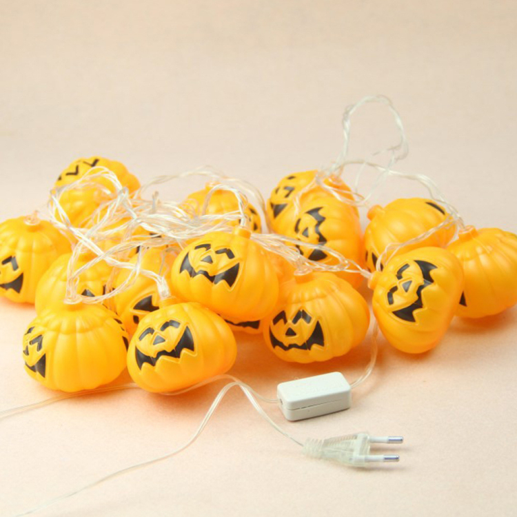 New Indoor Decor Battery Operated cute ghost string light for Halloween Party Decoration Pumpkin Led String Lights