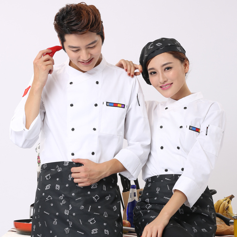 Custom Cooking Clothes Professional Coat Kitchen Workwear Suit Restaurant Work Shirt