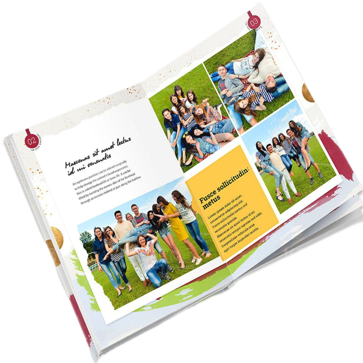 Custom Printing perfect bound bind offset paper full color Magazine Pamphlet Printing Flyer Leaflet User Manual
