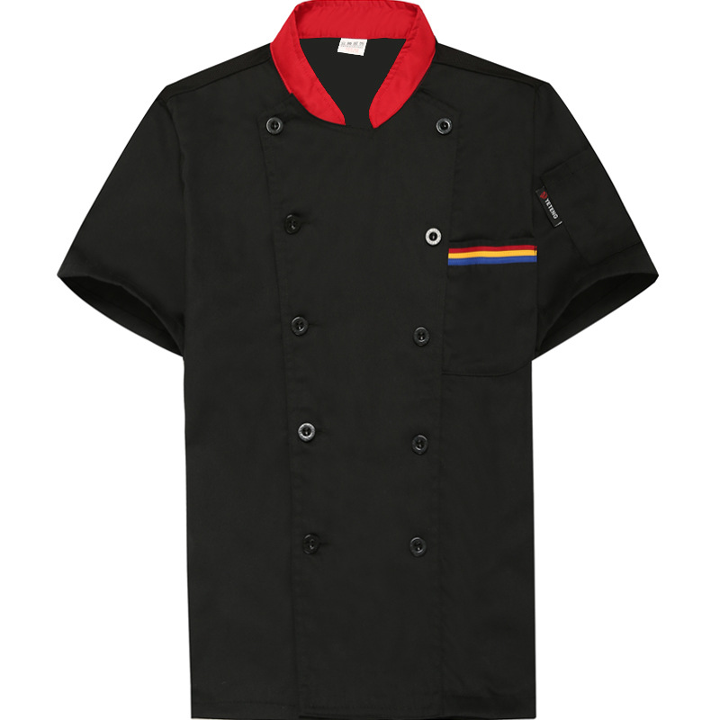 Professional Retaurant Bar Cook Clothing Short - sleeved Work Clothes