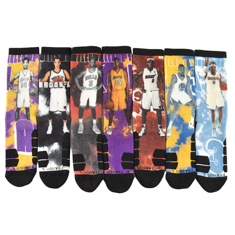Basketball team Gift Logo socks custom logo Football Soccer Grip Socks With Logo 