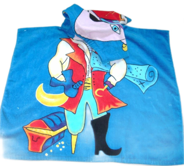 Hooded kids beach towel Cotton Animals Swim Robes Swimming Poncho beach towel kids