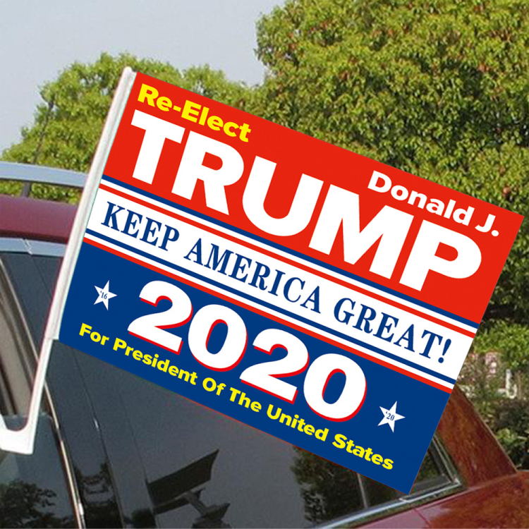 USA Political Election Campaign Gift Car Window Flag