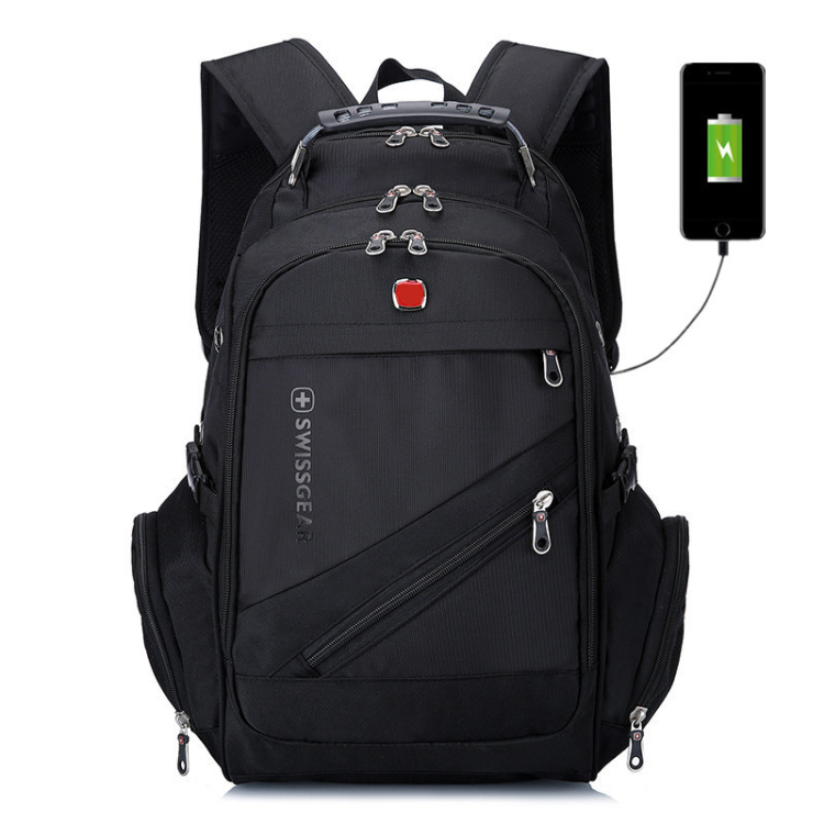 Custom Logo Printed 15" 16" Oxford Waterproof Classical Business Laptop Backpack