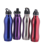 Sports Calabash Shape Stainless Steel Single Wall Water Bottle with Nozzle Lid