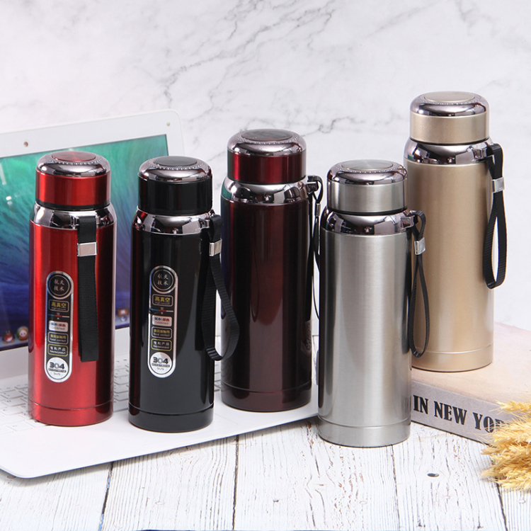Stainless Steel double wall vacuum Thermos flask insulated outdoor sports tea cup thermos