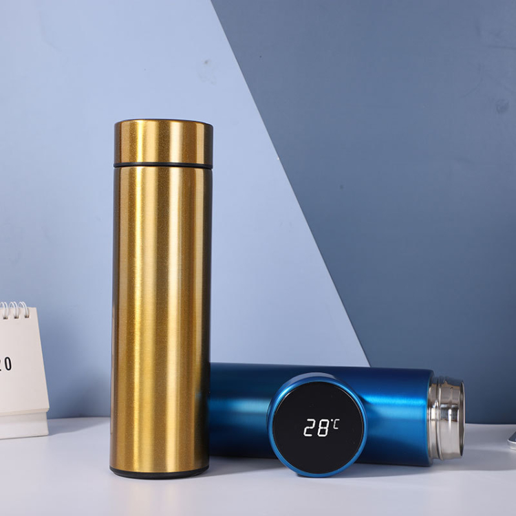 500ML Stainless Staill Thermos Bottle with LED Temperature