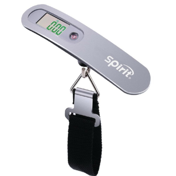Mini stainless steel electronic hand-held scale portable 50KG webbed luggage scale household express package weighing