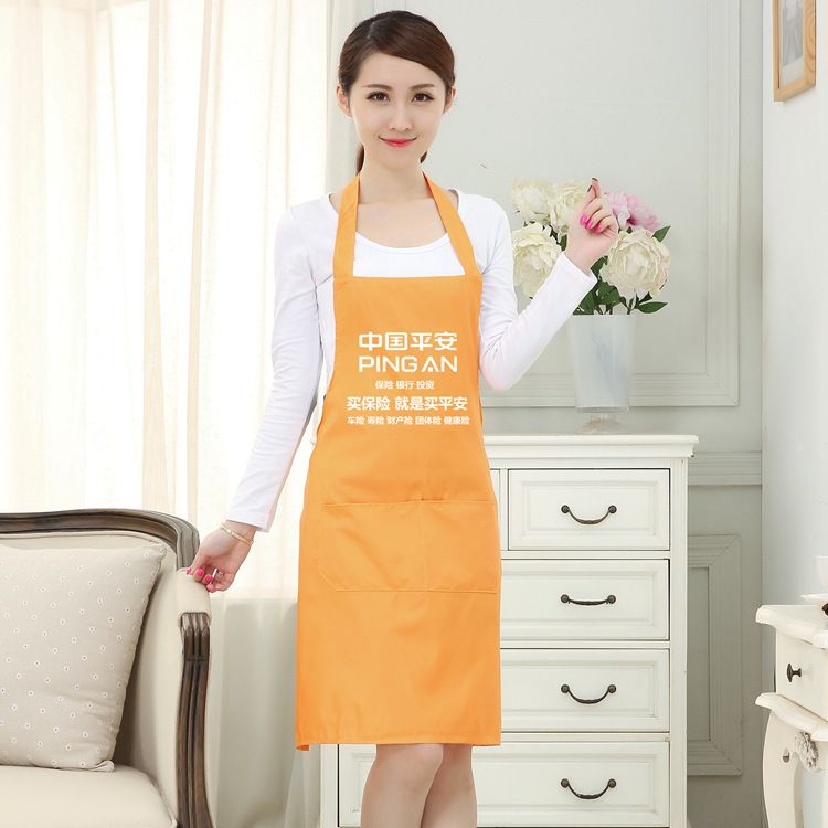 Bank Jewellery Shop Home Applicance Promotional Gift Cooking Apron with pocket