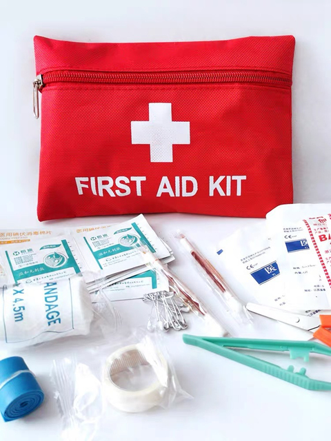 Mini Outdoor Travel Car First Aid Kit Home Small Medical Box Emergency Survival Kit Bag