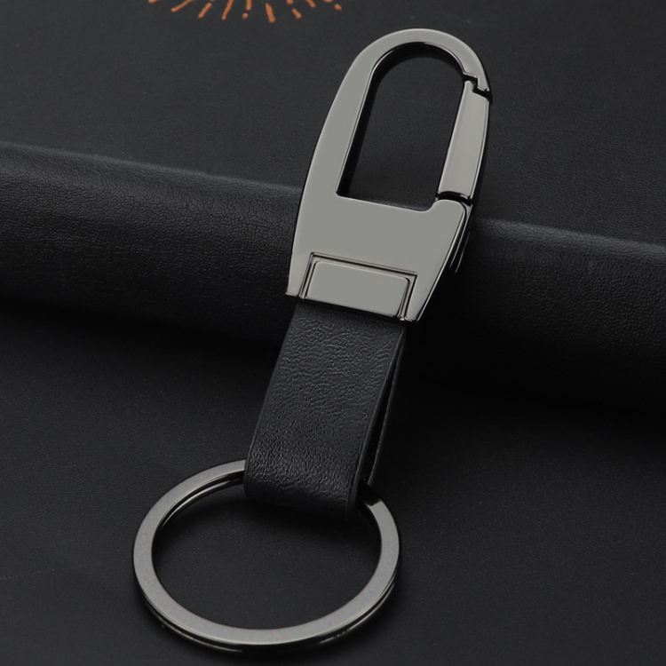 Personalized Logo Bulk Cheap Custom Business Pu Blank Car Leather Keychain Leather Key Chain