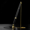 Metal table pen with bead chain desk pen luxury office bank counter signature pen for business promotional gifts