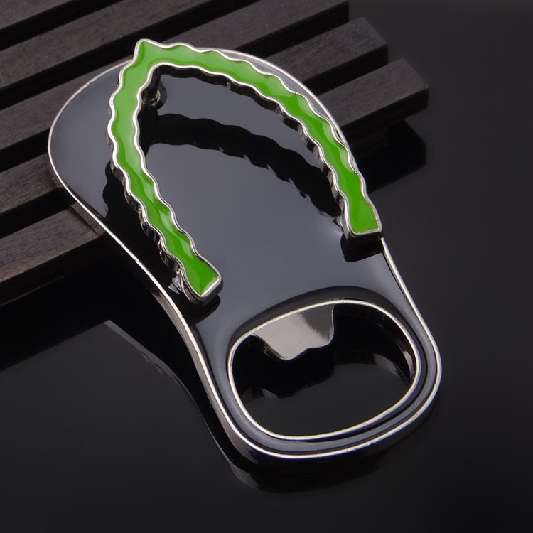 Creative New Wedding Gifts Beach Gift Slipper Bottle Opener Refrigerator Sticker Business Gift Metal Key Chain